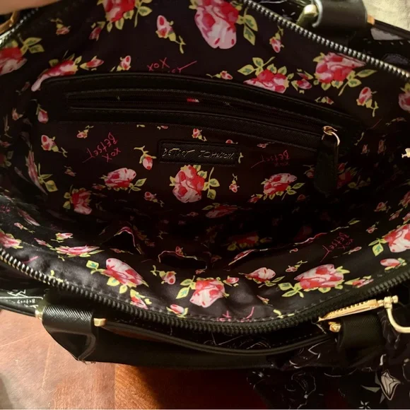 Betsy Johnson Skullilicious Satchel - Picture 5 of 7